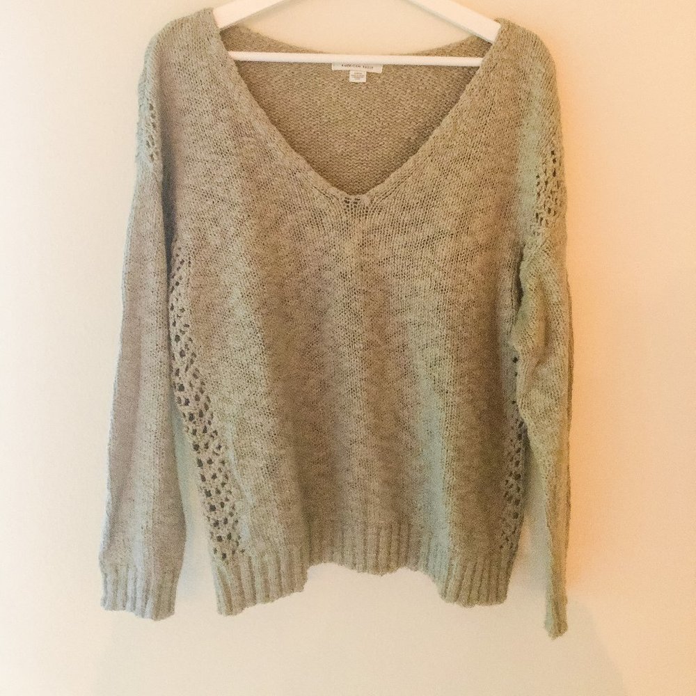 American Eagle Knit V-Neck Sweater